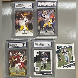 Football Graded Mint 10 Trading Card Bundle# 8